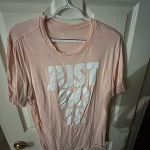 Nike Women's Pink Just Do It Top